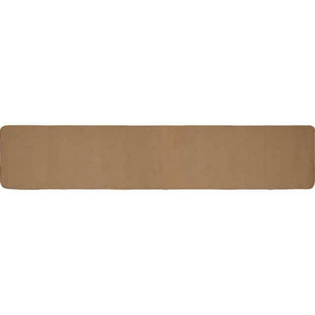 vidaXL Gebied Tapijt Licht Bruin 80 x 400 cm Jute