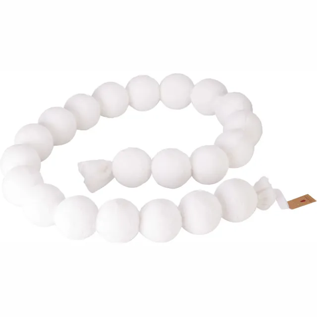 Home & Styling Collection kerstdecoratie slinger - wit