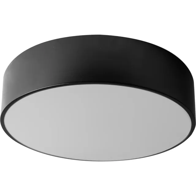 TooLight Moderne plafondlamp - industrieel design - zwart aluminium - 40x8 cm