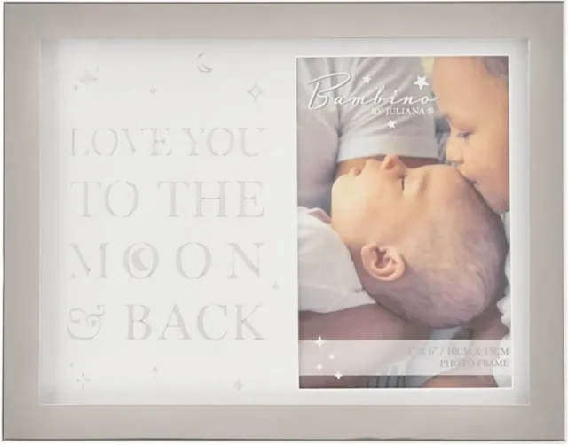 Widdop & Co Bambino Verzilverde fotolijst "Love you to the moon & back"