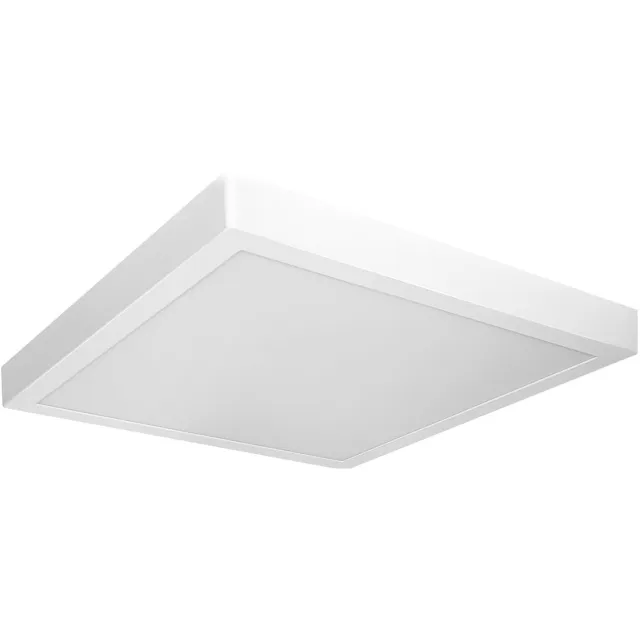 Osram SMART+ Matter Orbis LED downlight, vierkant 400x400mm, 22W, 1800lm, 3000–6500K, Matter via WiFi, aluminium wit