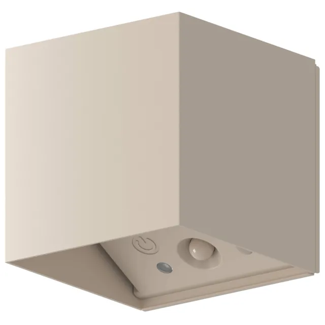 Calex Falerna Outdoor oplaadbare wandlamp - SMD - 150LM - 2700K - 5V - Dimbaar - Zand - 2-Pack
