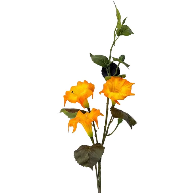 Clayre & Eef Kunstbloem Oranje Kunststof