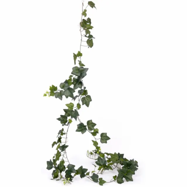 Bellatio Flowers & Plants Kunstplant Hedera klimop - 205 cm - voor binnen - groene kunstplanten decoraties