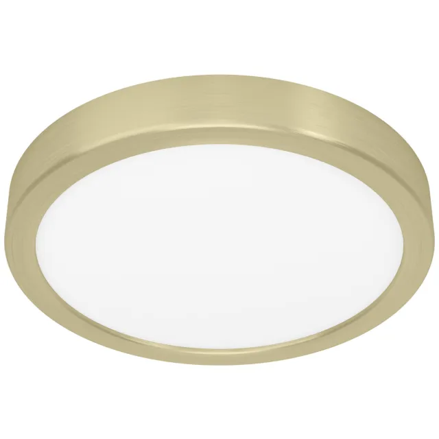 EGLO Fueva 5 Plafondlamp - LED - 21 cm - Koper Geborsteld Messing;Wit;