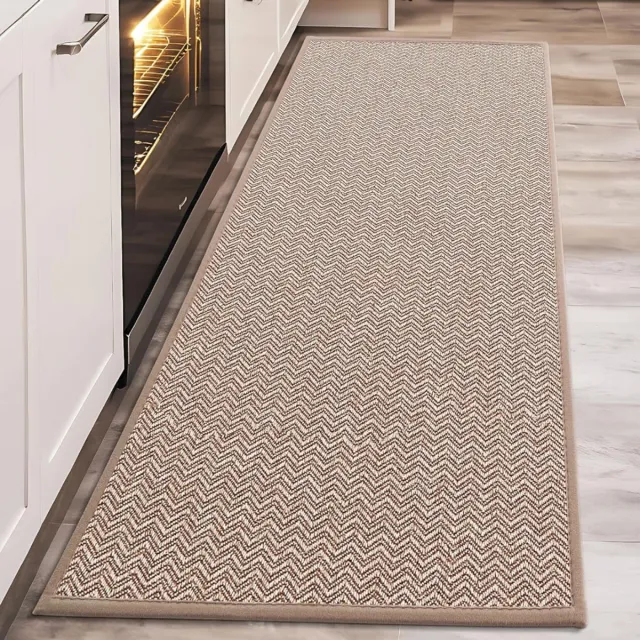 Thuys Keukenloper – Keukenmat – Vloerkleed – Anti Slip – Bruin