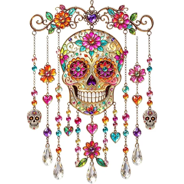 Nosheir Halloween Windgong & Zonnevanger – 30 cm – Voor Raam, Tuin & Feest – Ophangsieraad