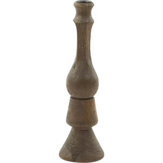 Light & Living Light&living Kandelaar Ø10x33 cm TAVOLA hout mat roodbruin Rood - Bruin