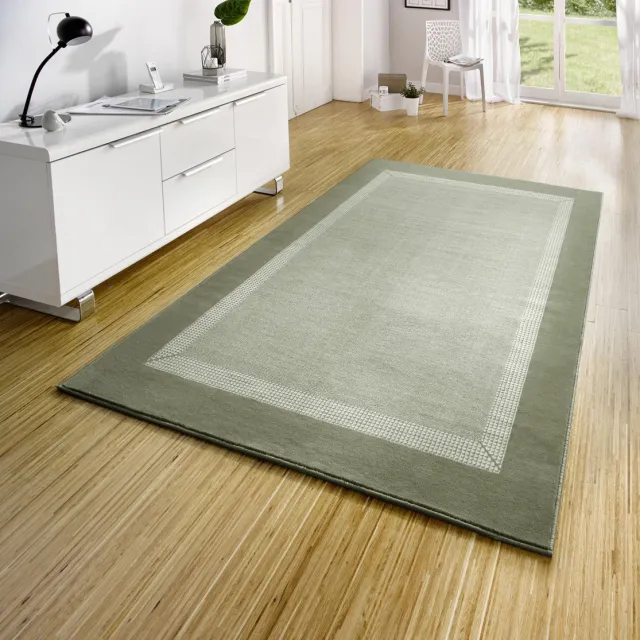 flycarpets Laagpolig vloerkleed - Designer Velours - Groen