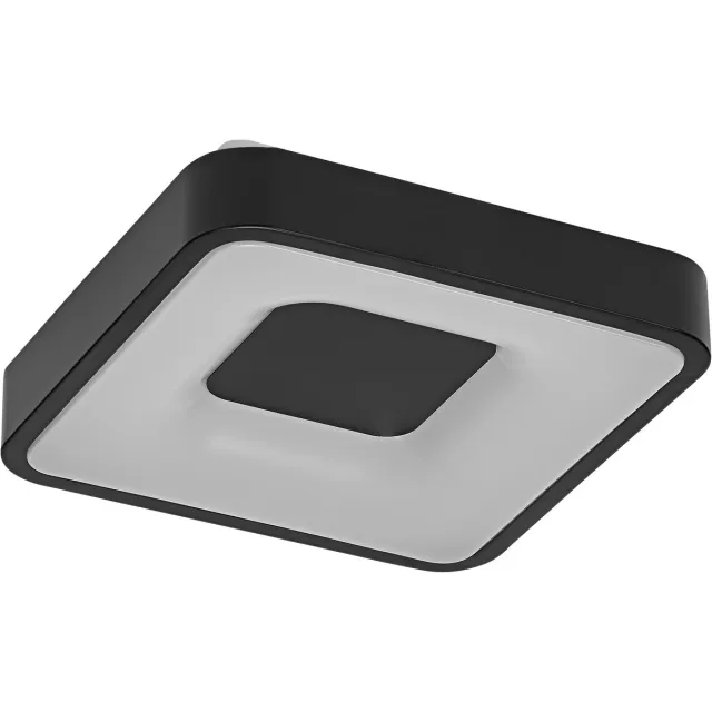 Osram ORBIS Piana LED Plafondlamp 290mm, 16W, 3000K warm wit, Click-DIM, Zwart, Metaal, IP20