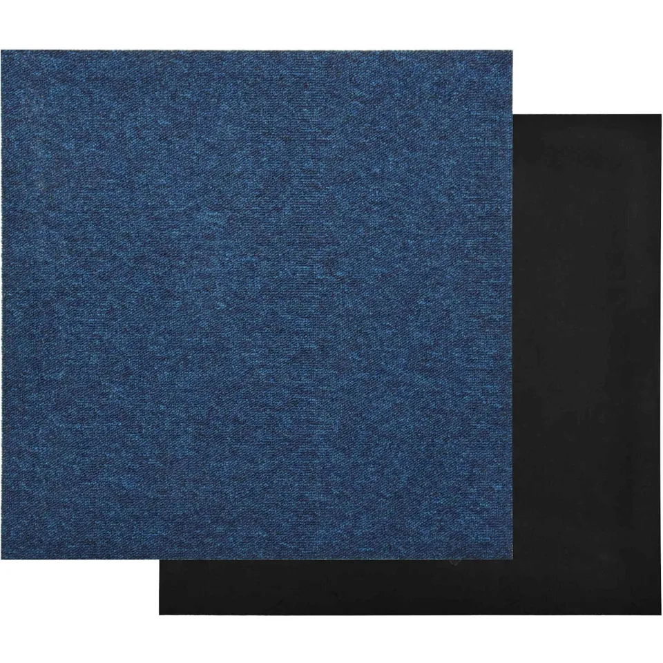 vidaXL Tapijt 20 st Donkerblauw 50 x 50 cm 100% Polypropyleen