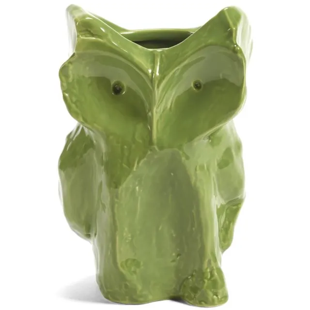 Serax Marni After Midnight uil vaas 9x8cm H12cm lichtgroen