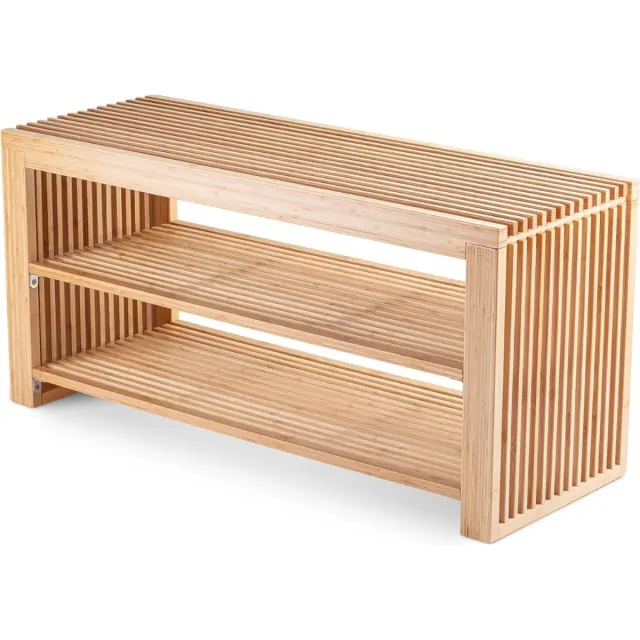 DailySupplies® Schoenenrek - Schoenenbank - Schoenenkastje Bamboe