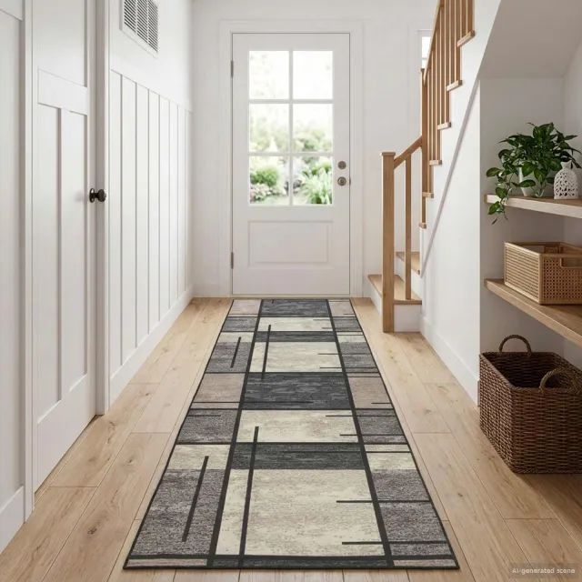 vidaXL Vloerkleedloper LESAKA Bruin 50 x 250 cm Diamantvelours, foto 2