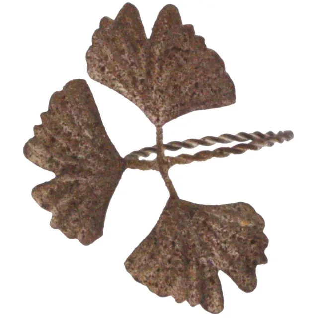 Meander Servetring Bladeren antiek metaal 7,5x4,5x8cm Zie foto