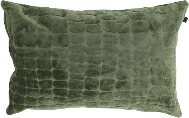 Overseas Croq Sierkussen - 40 x 60 cm - Olive Olijf Groen