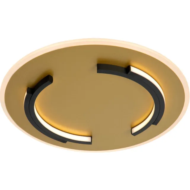 Lucide ANDREAS - Plafonnière - Ø 39,6 cm - LED - 1x30W 2700K ANDREAS mat goud / messing