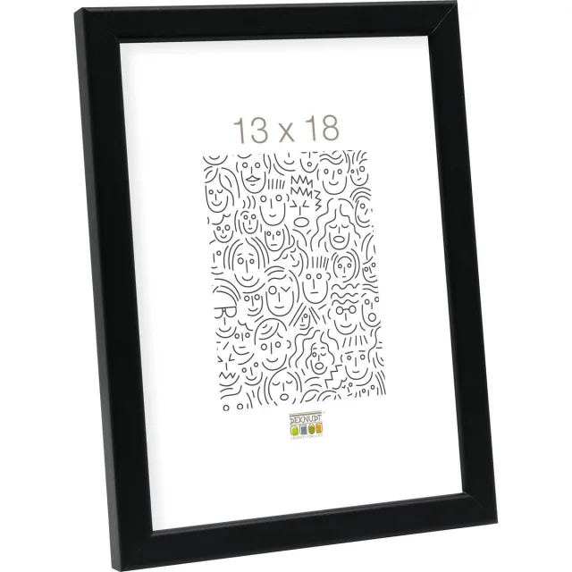 Deknudt Frames fotolijst S41JL2 - zwart - hout - voor foto: 13x18 cm