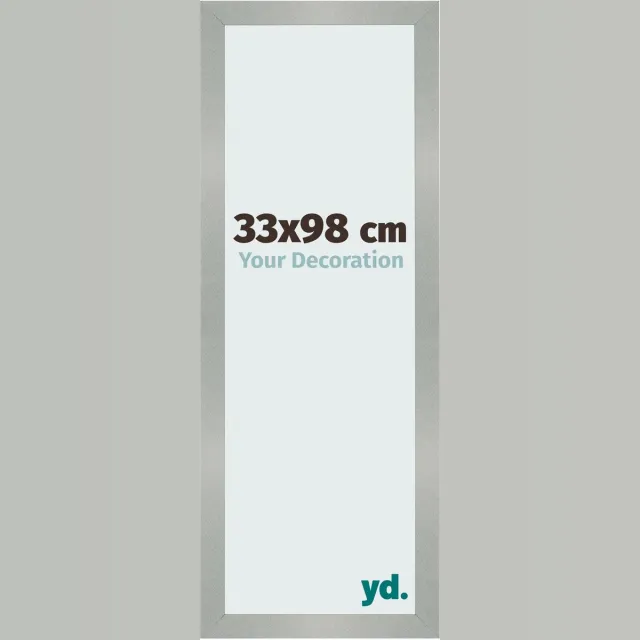yd. Your Decoration - Fotolijst 33x98 cm - MDF - Aluminium Geborsteld - Bologna