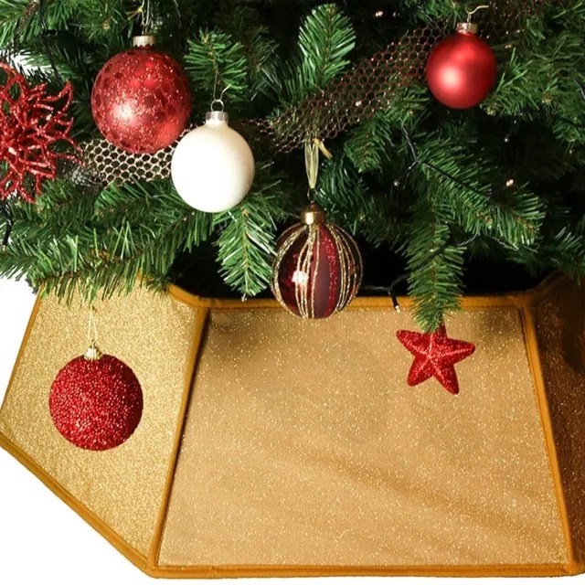 Unique Living Kerstboomrok Zita - 40x25cm - Goud