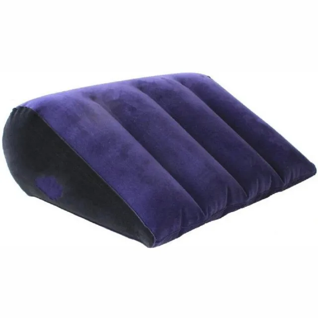 Northix Opblaasbaar multifunctioneel kussen - blauw Blue