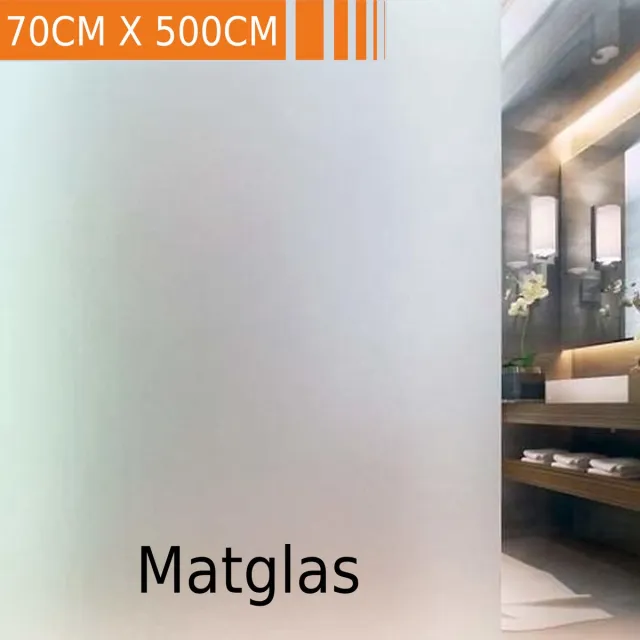 Simple Fix Raamfolie Mat 70x500 cm - Geschikt voor HR++/HR+++ glas - Zelfklevend zonder Lijm - Statische Plakfolie - Anti Inkijk - Zonwerend & Isolerend