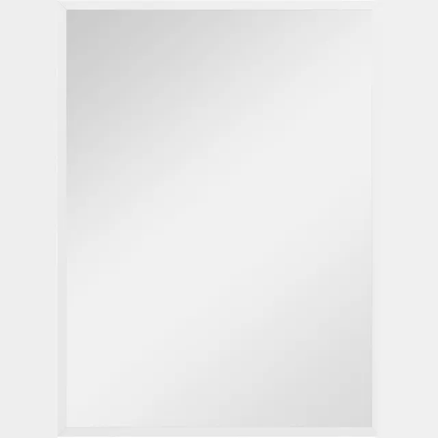 Homcom Wandspiegel-Glas-60x80x2cm-Wit