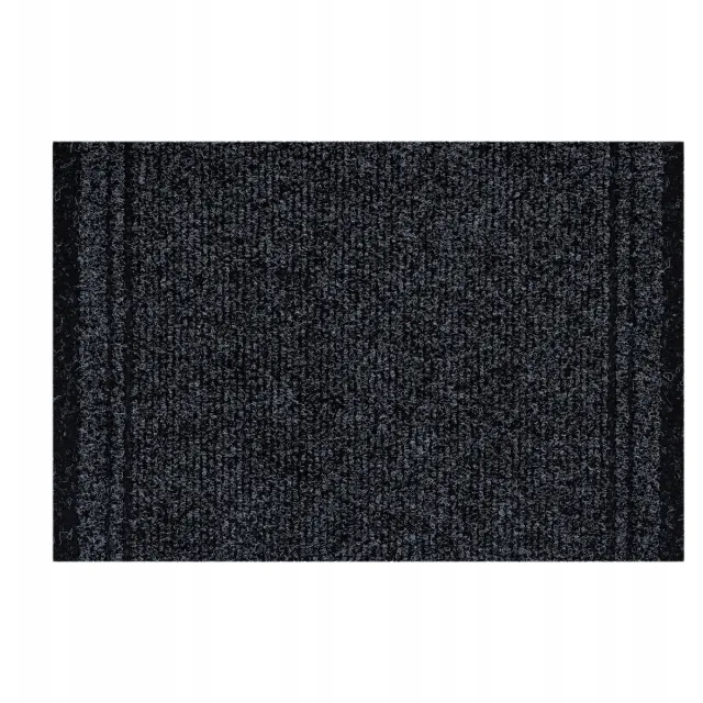 Dywany Łuszczów MALAGA Antraciet Woonkamer Deurmat - Antislip & Duurzaam (80x240cm)
