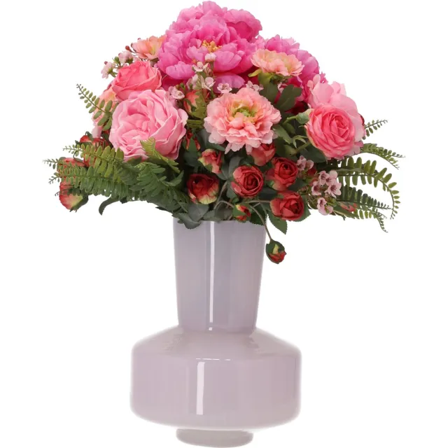 maxifleur Kunstplanten Kunstboeket Milou Palma 50 cm roze