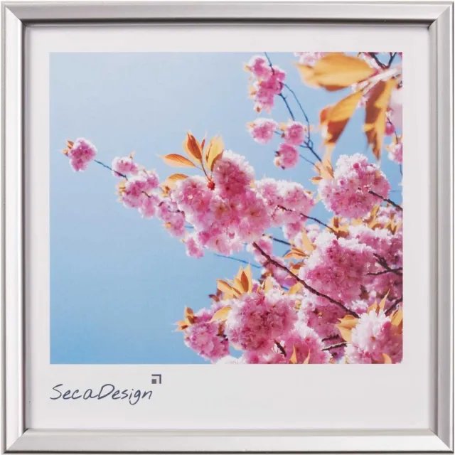 SecaDesign Iris Fotolijst - Fotomaat 13x13 cm - Zilver