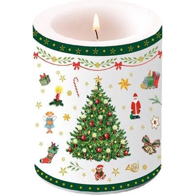 Ambiente Stompkaars Ambiente Big Christmas Evergreen White Wit;Groen