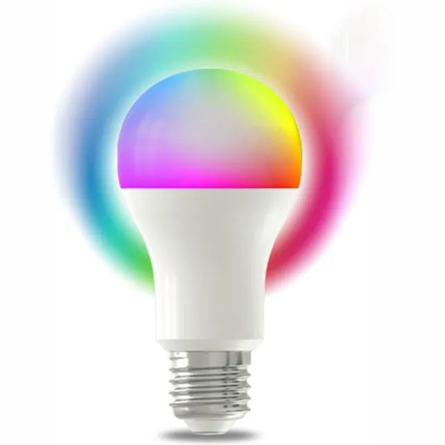 Denver SHL-350 - Wifi LED lamp - E27 - RGB kleuren - Dimbaar - Tuya compatible - Denver Smart Home App - Bedienbaar met Alexa - werkt met Google assistant
