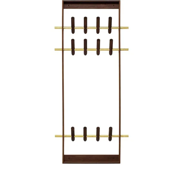 We Do Wood Coat frame - Gerookt eikenhouten kapstok - H150 x B53 x D7 cm Naturel eiken