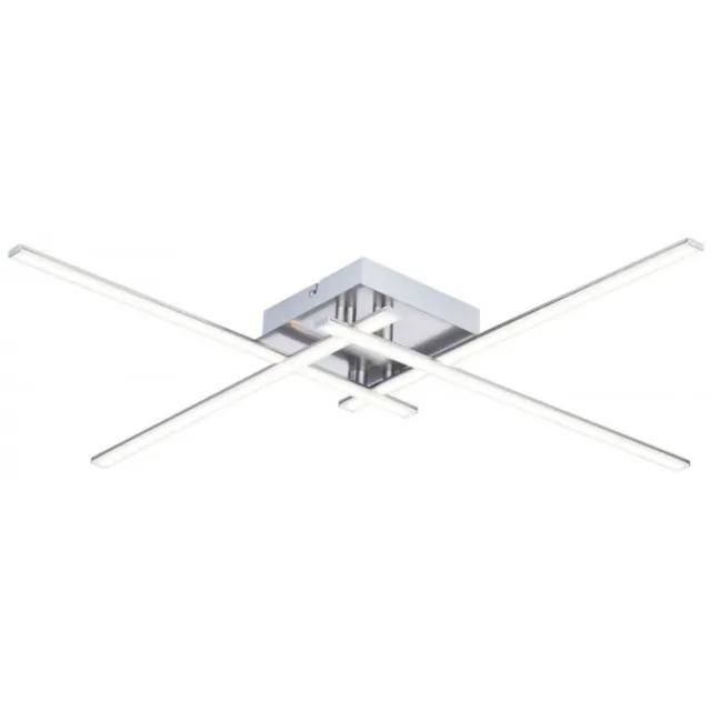 KOSILUM Yuna - Plafondlamp - Zilver/Chroom - Metaal en PVC