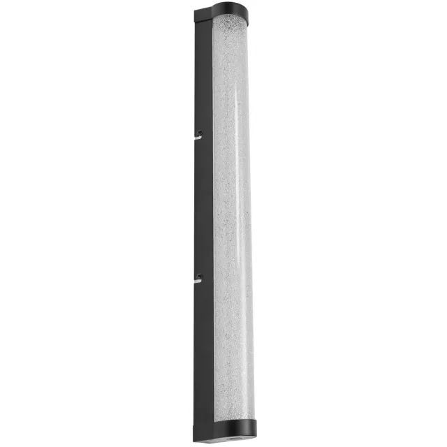 Osram ORBIS Tube LED spiegel-/wandlamp, zwart, glas met bubbeleffect, 12W, 1100lm, dimbaar, 3000/4000K verstelbaar via wandschakelaar, 60cm diameter, IP44 bescherming tegen vreemde voorwerpen/spatwater
