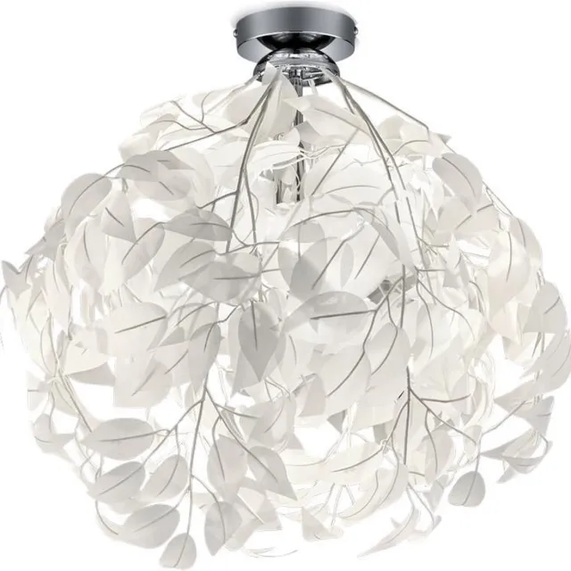 RL LIVE YOUR LIGHT REALITY LEAVY - Plafondlamp - Chroom - excl. 1x E27 8,5 W - OSRAM lichtbron - Verlichting omhoog en omlaag - Niet dimbaar