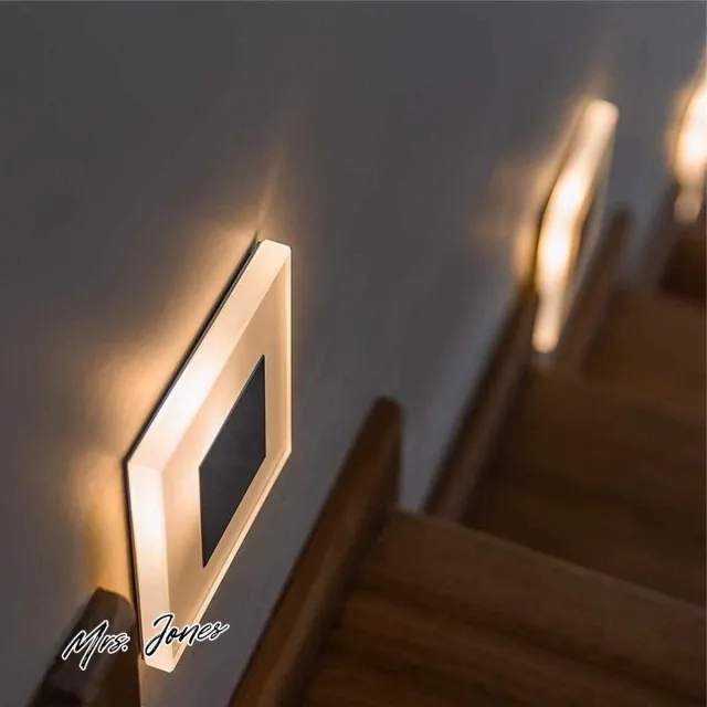 Mrs. Jones Twstyfal Traplamp led-wandverlichting trapverlichting traplamp wandspot 230 V warm wit - verlichting voor trap (1 stuk) . multi-color