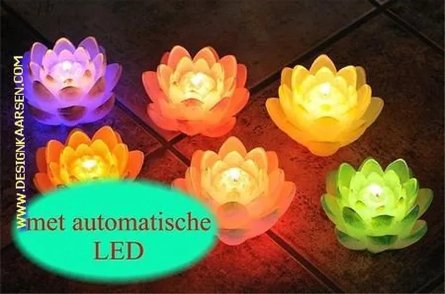 MilaNNE Leli kaars met LED, Ø 13 cm, H: 9 cm Overig