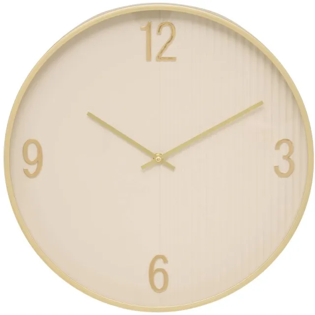Atmosphera Créateur d'intérieur® Amber-klok, D.41 cm, beige