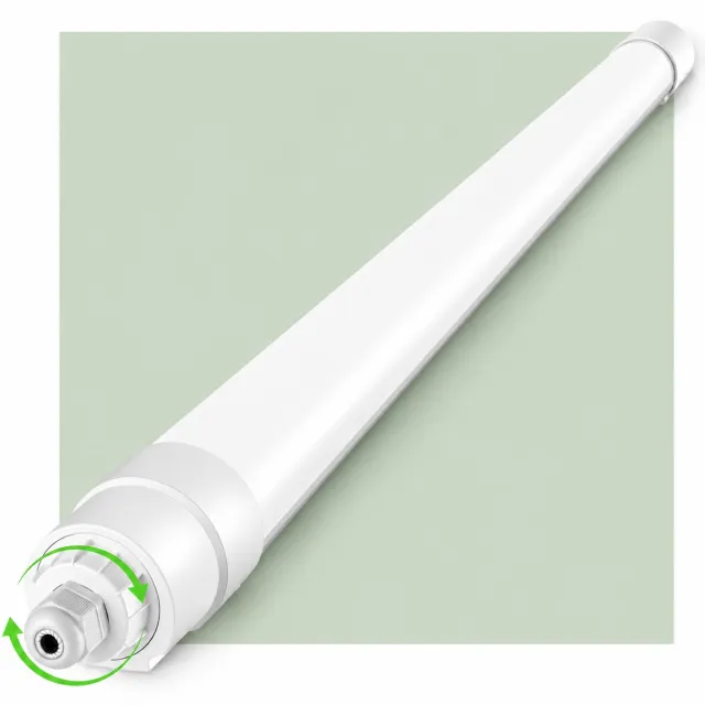 LOVHAUS LED TL Armatuur 120 cm – 36W 4000LM – IP68 – Doorverbindbaar – 4000K Wit