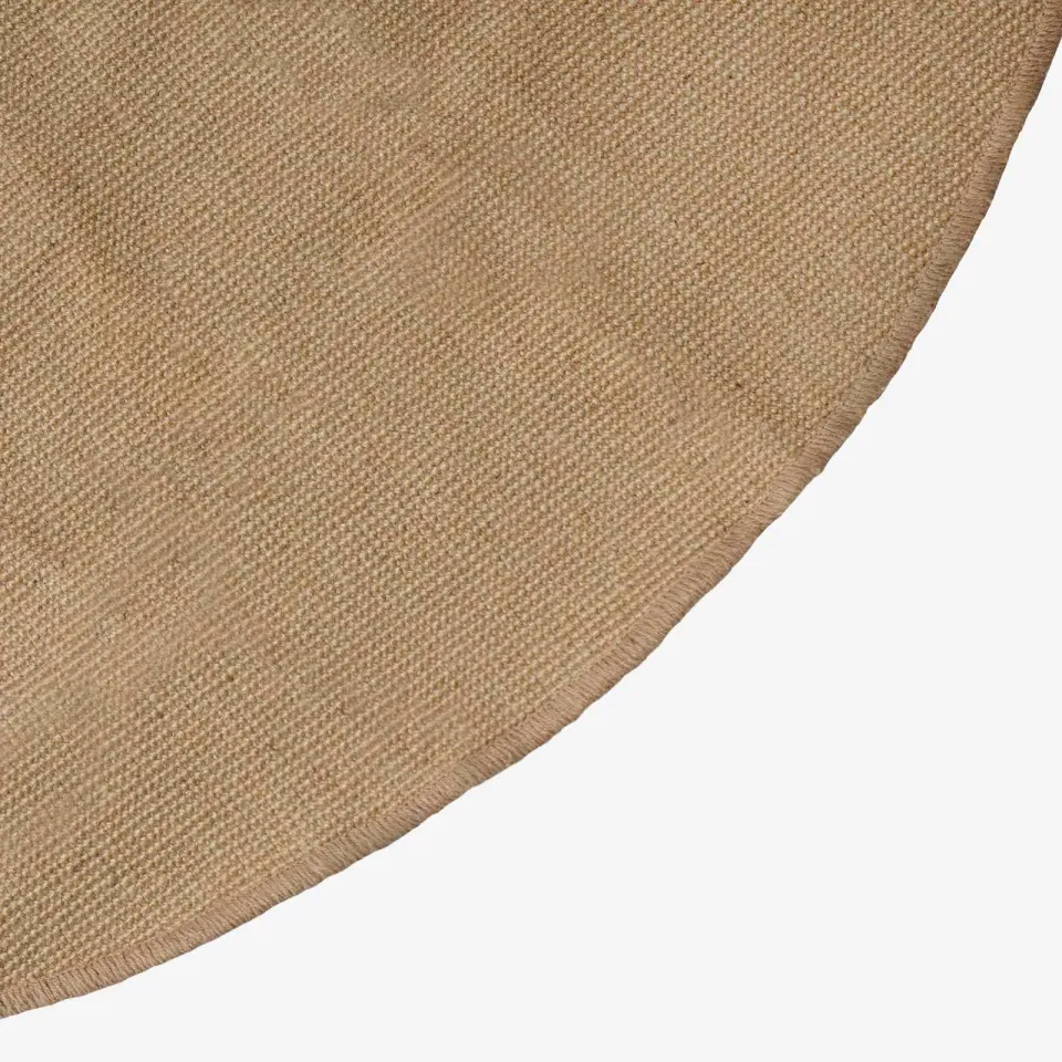 vidaXL Vloerkleden Naturel Ø 120 cm Jute, foto 4