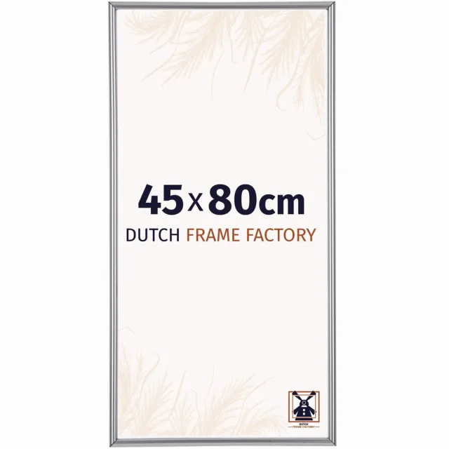 Dutch Frame Factory Fotolijst 45x80 cm - Kunststof - Zilver Hoogglans - Angers