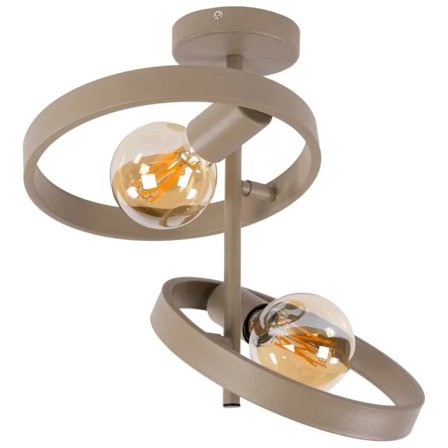 Nest of Nora Plafondlamp Envi - 2-lichts - E27 fitting - Beige