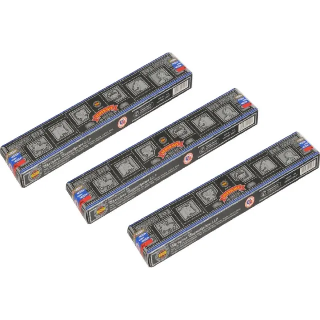 Satya Nag Champa Superhit - wierook stokjes - 3 doosjes van 15gr. nvt
