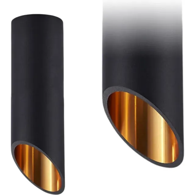 TooLight Moderne plafondlamp - zwart/goud - GU10 fitting - 20 cm