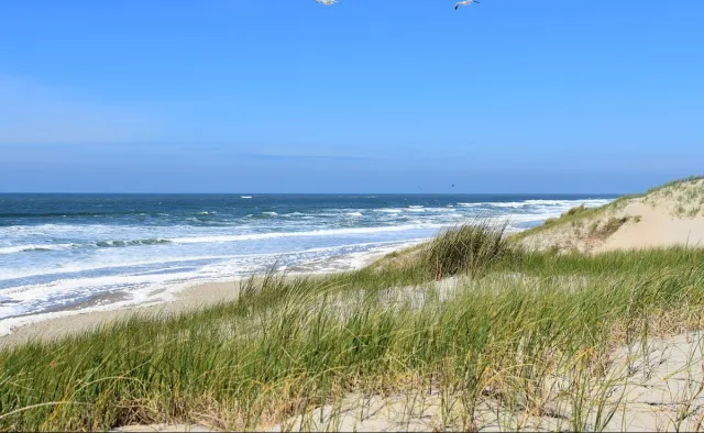 Texelphotos.nl Foto afdruk op canvas - Texel duinpad - Noordzee - Duin - Strand - Zee - Wolkenlucht - Golven - Canvas doek – Wanddecoratie - Canvas schilderij – Natuur - Landschap - 35 x 40 cm Zee en duinen