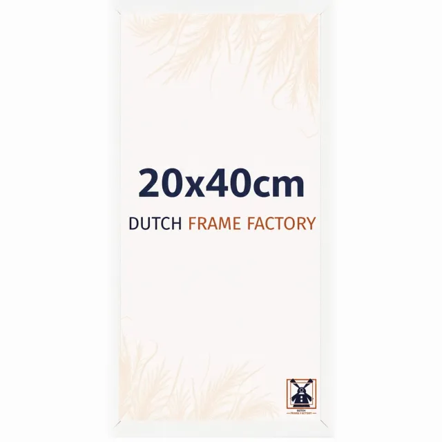 Dutch Frame Factory Fotolijst 20x40 cm - MDF - Wit Mat - Benno