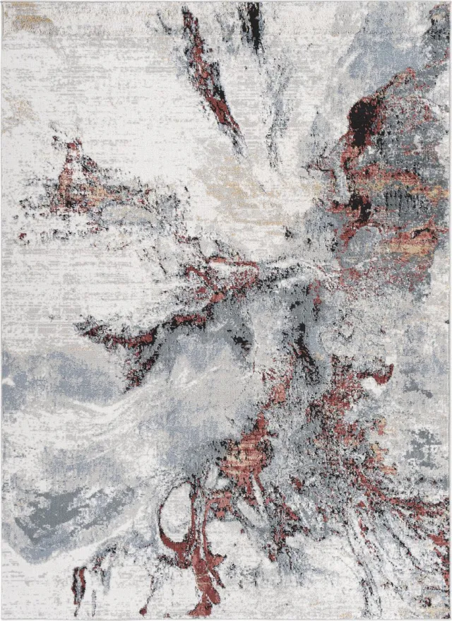 Surya Emma vloerkleed modern abstract grijs