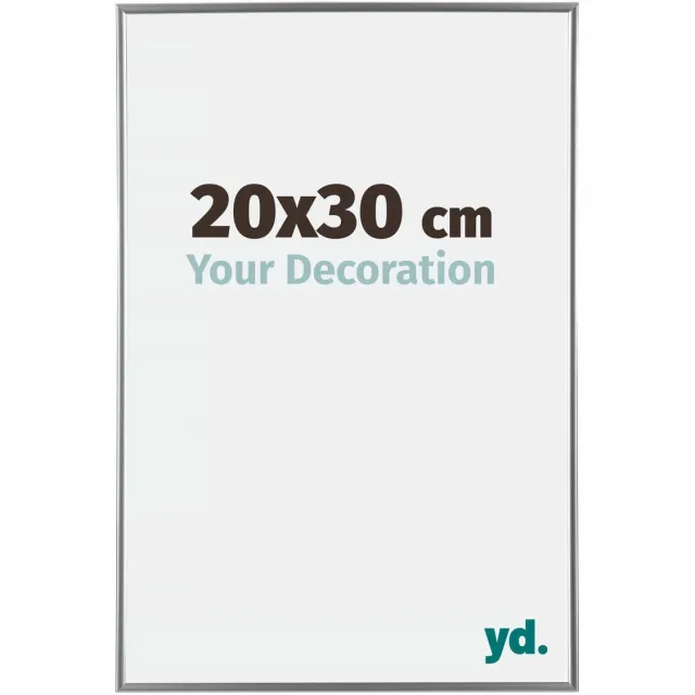 yd. Your Decoration - Fotolijst 20x30 cm - Kunststof - Zilver Hoogglans - Evry