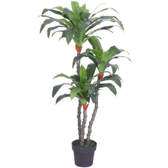 Decovego Kunstmatige drakenboom, kunstplant, kunstboom, decoratieve binnendecoratie, 125 cm, Decovego
